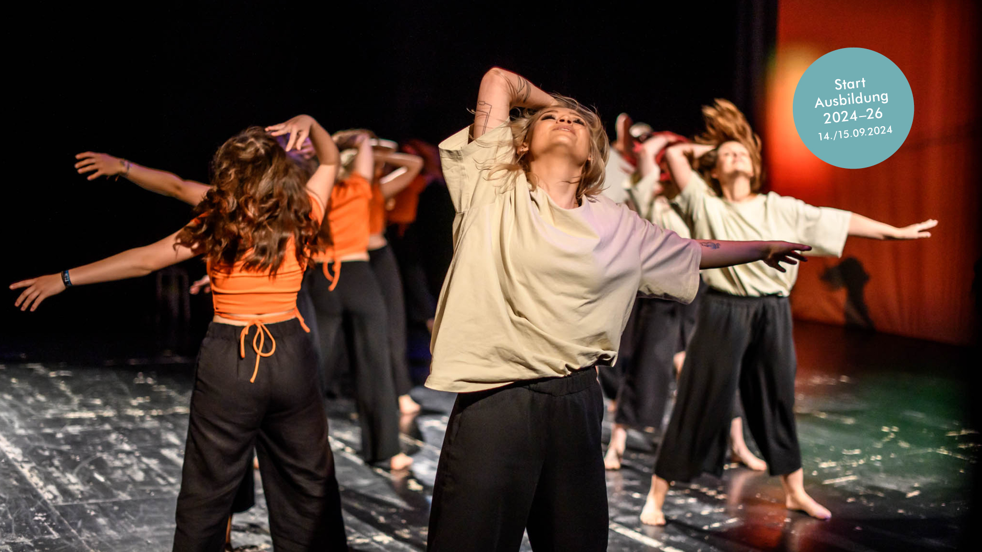 Ausbildung Tanzpädagogik 2024–26
Aufnahmeseminare: 
So 28.4.+ 7.7.2024